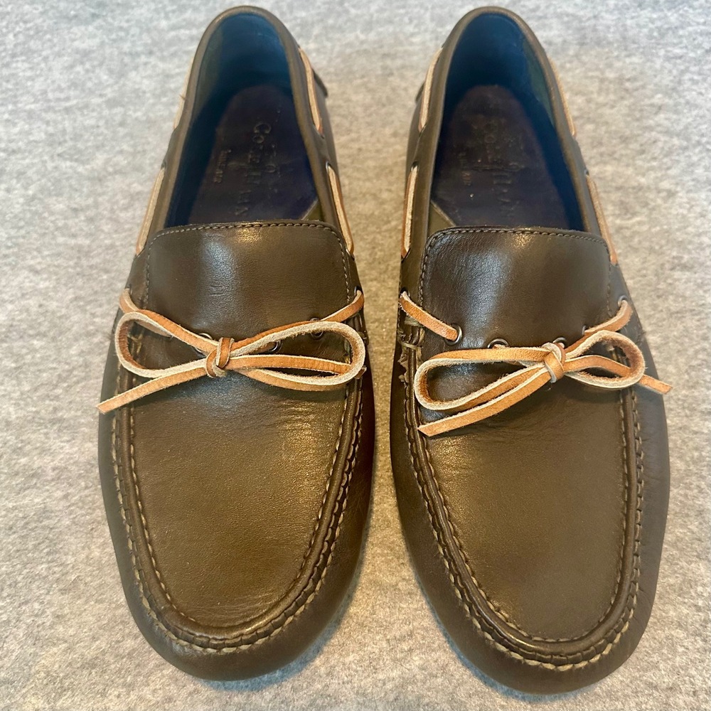 Cole Haan Nike Air Grant Driver Loafers Mens 8.5‎ M brown Leather C1174